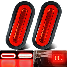 6" Oval LED Lights 2Pcs