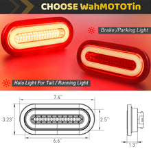 6" Oval LED Lights 2Pcs